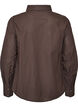 Cotton shirt with checked pattern, Brown, Packshot image number 1