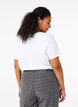 Basic plain cotton t-shirt, White, Model image number 2