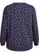 Printed night top, Blue, Packshot image number 1