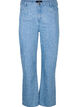 Gemma jeans with a high waist and floral pattern, Light Blue, Packshot image number 0