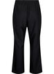 Straight fit trousers with high waist, Black, Packshot image number 1