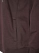 Sweatshirt with high collar and pockets, Brown, Packshot image number 3