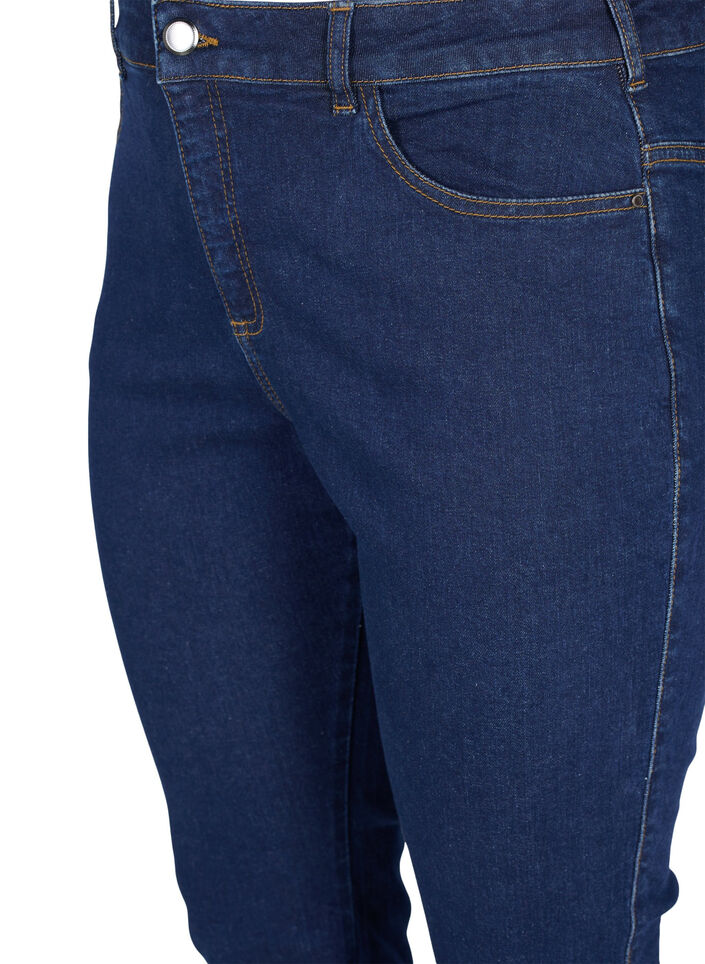 High-waisted Ellen bootcut jeans, Blue, Packshot image number 2