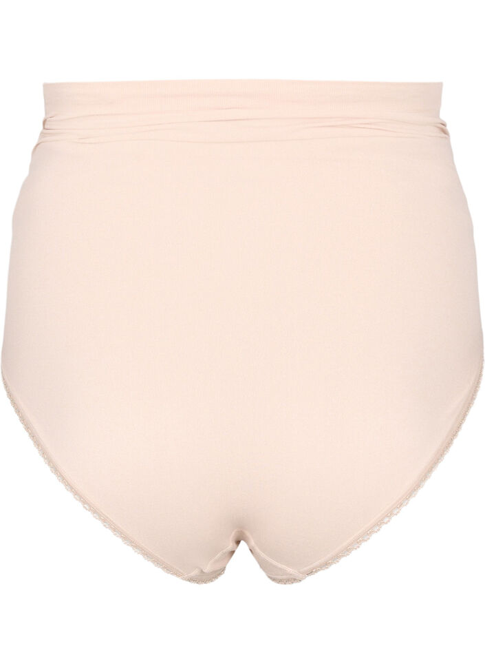 Seamless maternity panties, Beige, Packshot image number 1