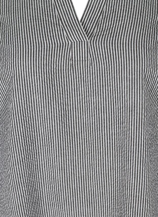 Striped cotton dress, Black Stripe, Packshot image number 2