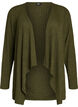 Open cardigan in textured jersey, Blue, Packshot image number 0