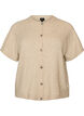 Knit cardigan with short sleeves, Beige, Packshot image number 0