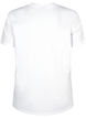 Basic cotton T-shirt with round neck, White, Packshot image number 1