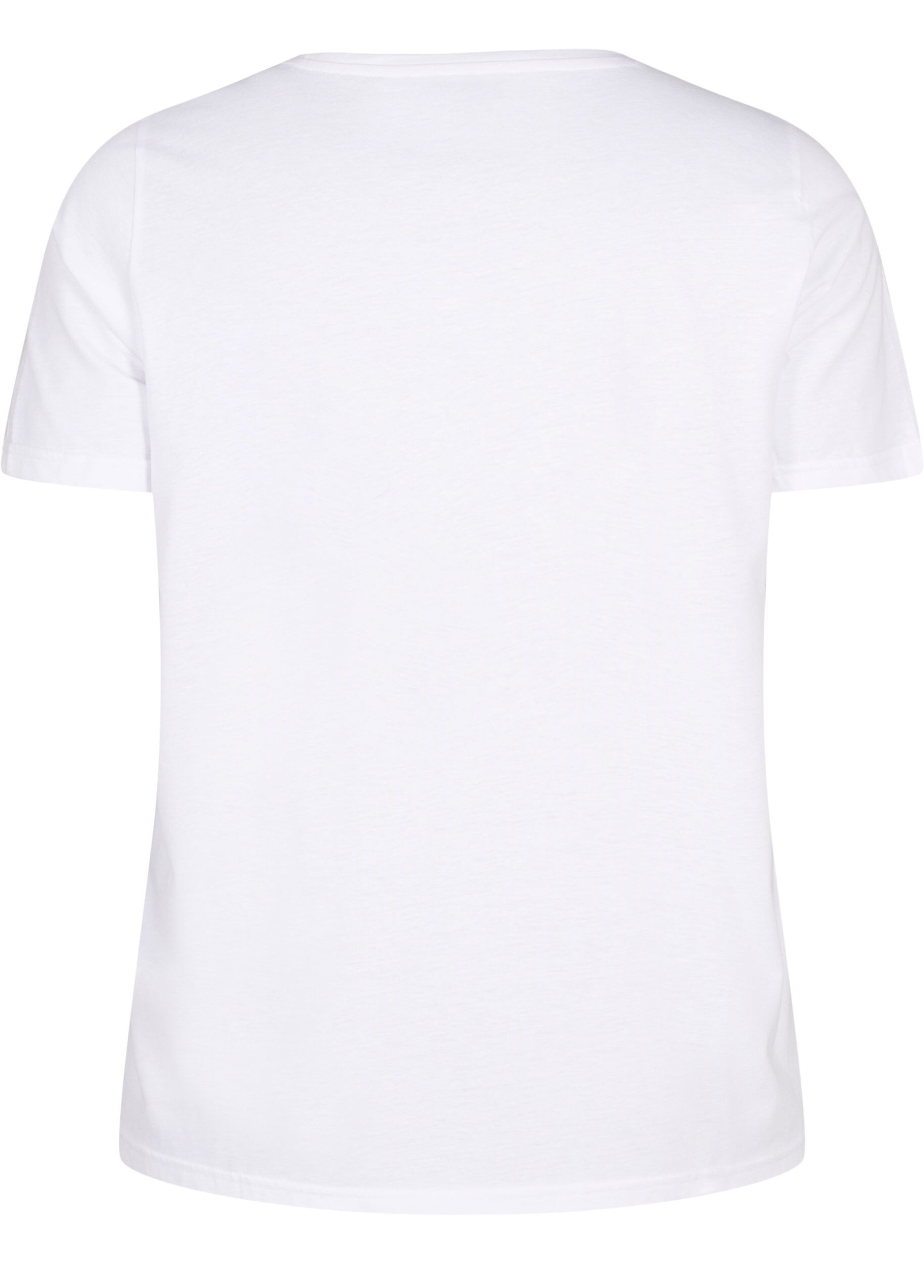 Zizzifashion FLASH - T-shirt with motif, Bright White, Packshot image number 1