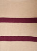 Striped knit top with short sleeves, Beige, Packshot image number 2
