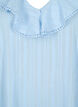 Blouse with 3/4 sleeves and lace, Chambray Blue, Packshot image number 2