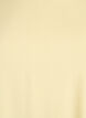 Short-sleeved woven blouse with round neck, Yellow, Packshot image number 2