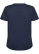 Christmas t-shirt in organic cotton, Blue, Packshot image number 1
