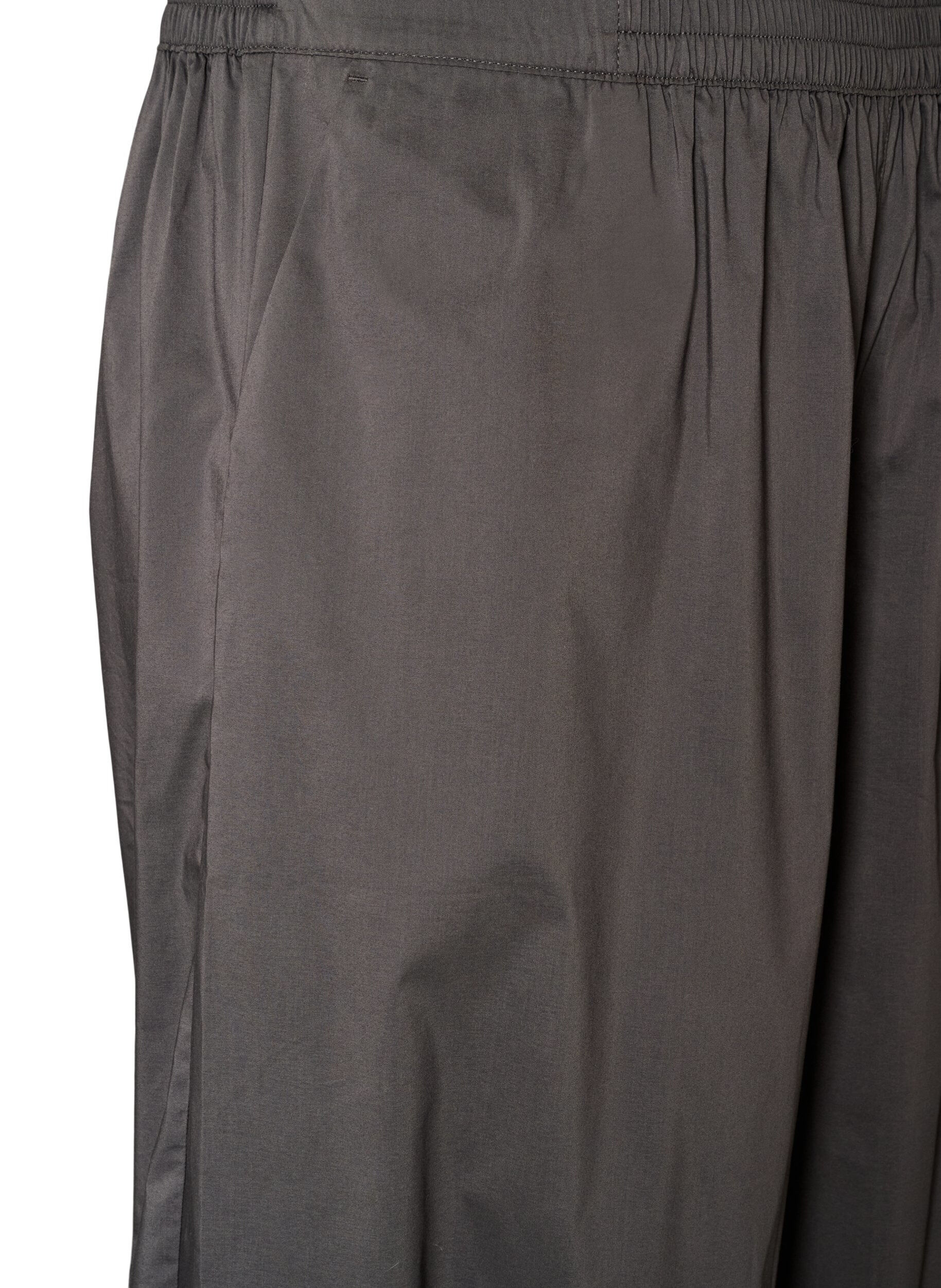 ZizzifashionBalloon trousers with pockets and an elasticated waistband, Dark Grey, Packshot image number 2