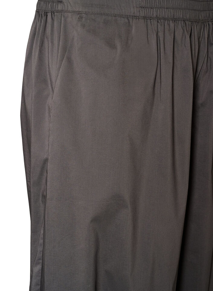 Balloon trousers with pockets and an elasticated waistband, Dark Grey, Packshot image number 2