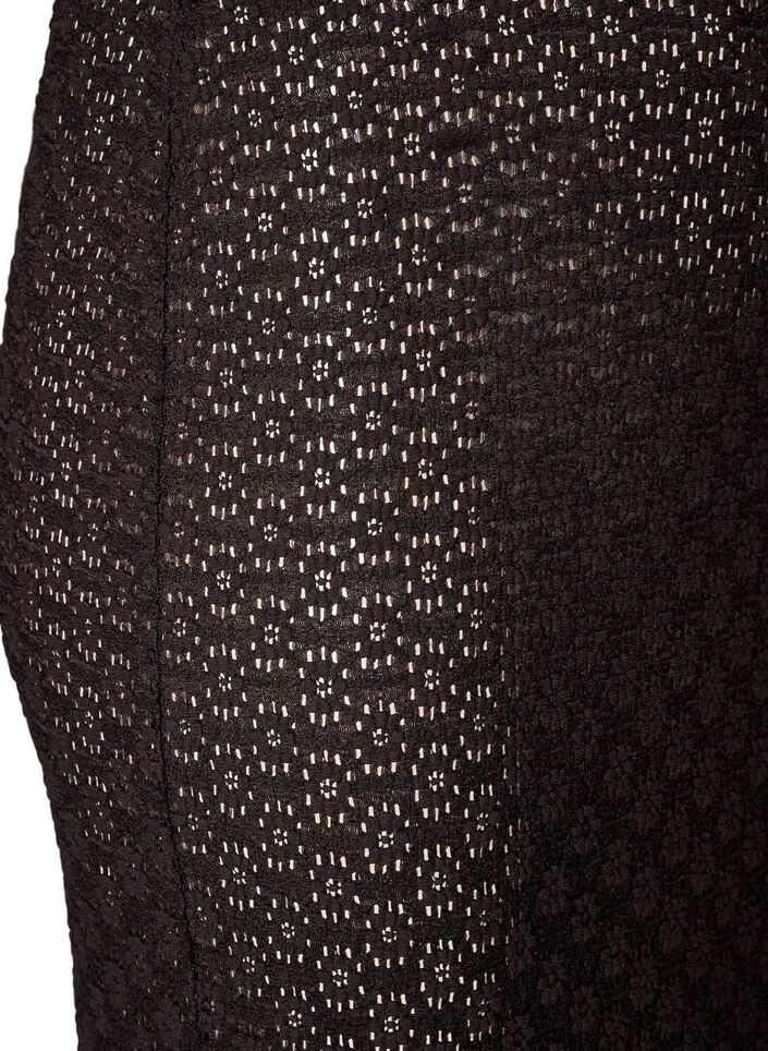 Maxi skirt with eyelet pattern, Black, Packshot image number 2