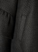 Boucl&eacute; jacket with ruffle details, Black, Packshot image number 3