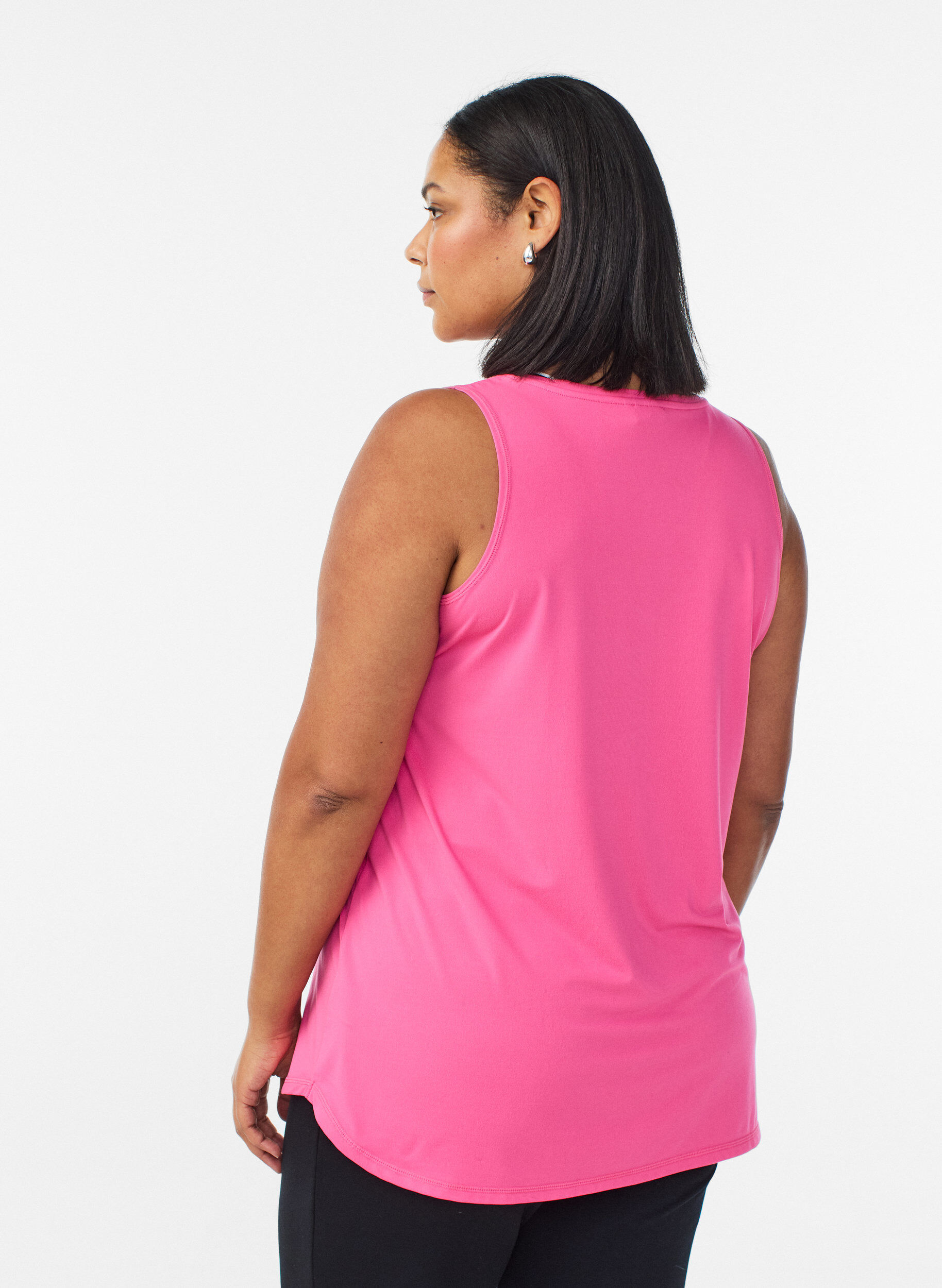 Zizzifashion Workout top with v-neck, Pink, Model image number 2