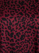 Leopard print blouse with long sleeves, Dark Bordeaux, Packshot image number 2