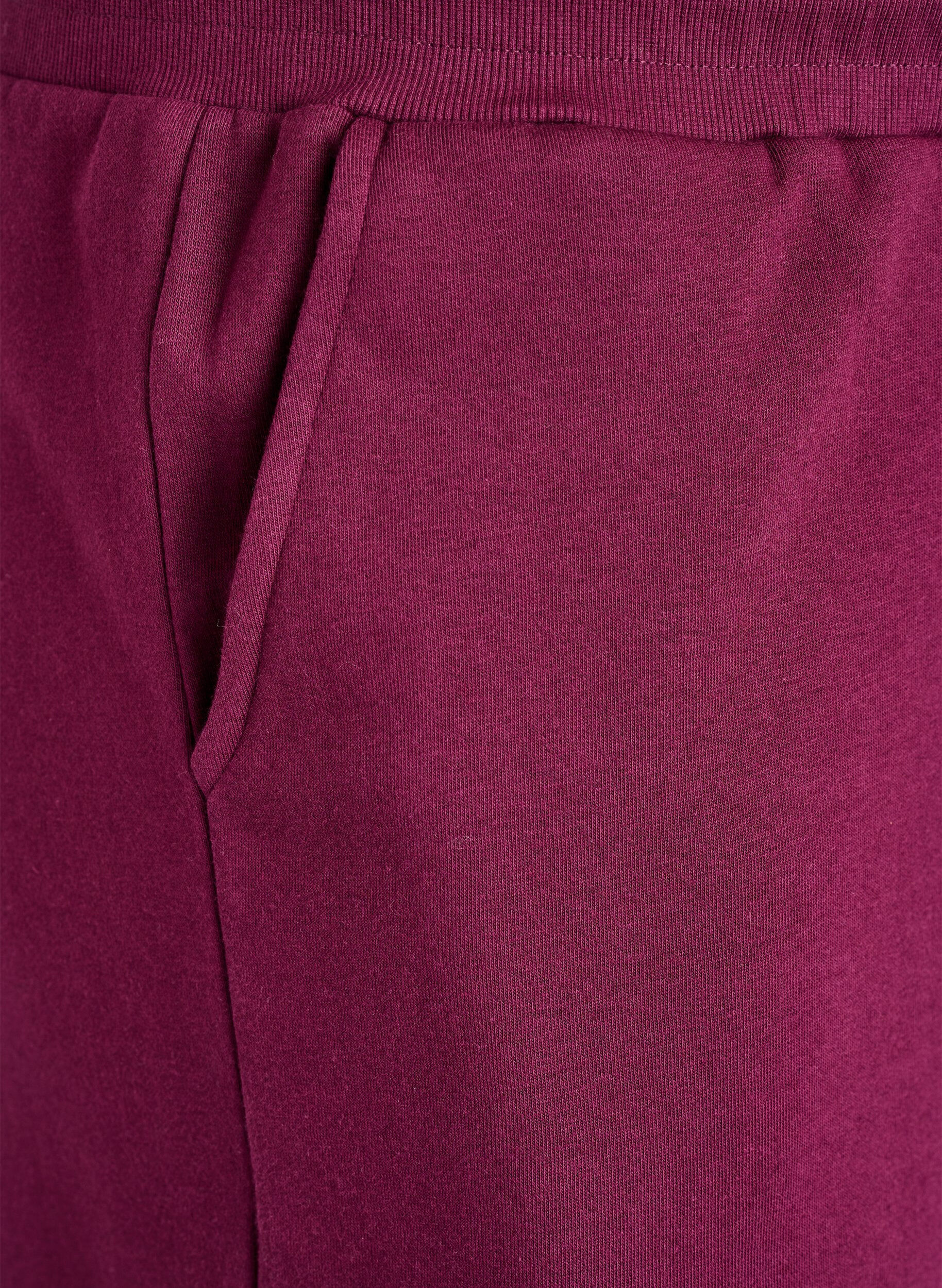Zizzifashion Sweatpants with pockets, Dark Bordeaux, Packshot image number 2