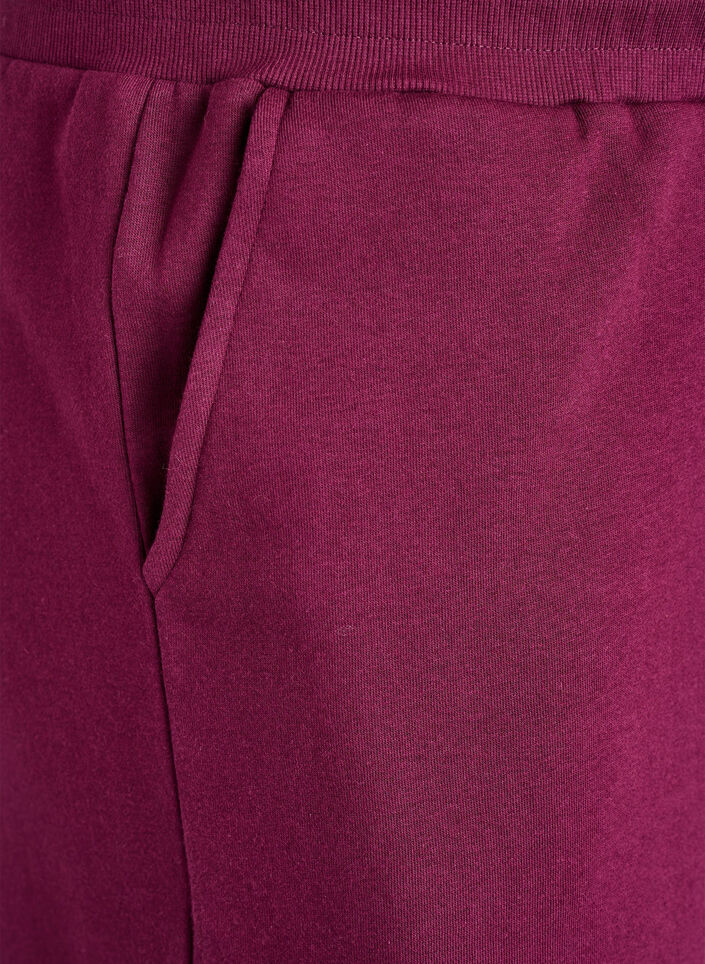 Sweatpants with pockets, Dark Bordeaux, Packshot image number 2