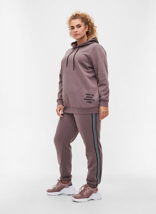 Sweatpants with a drawstring and pockets, Iron, Model image number 2
