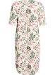 Midi dress with print and tie belt, Vanilla, Packshot image number 1