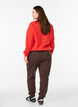 Sweatshirt with front motif, Red, Model image number 2