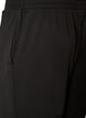 Jersey trousers with high waist and pockets, Black, Packshot image number 3