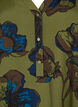 Printed viscose dress, Green, Packshot image number 2