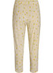Pyjama trousers in soft jersey with high waist and fruit print, Yellow, Packshot image number 1