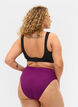 High-waisted bikini bottoms, Purple, Model image number 1