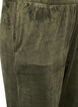 Loose velvet trousers, Green, Packshot image number 2