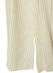 Sleeveless striped midi dress in linen and viscose, Green, Packshot image number 4
