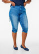 Slim fit capri jeans with pockets, Light Blue, Model image number 2