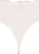 Microfiber thong with lace, White, Packshot image number 3