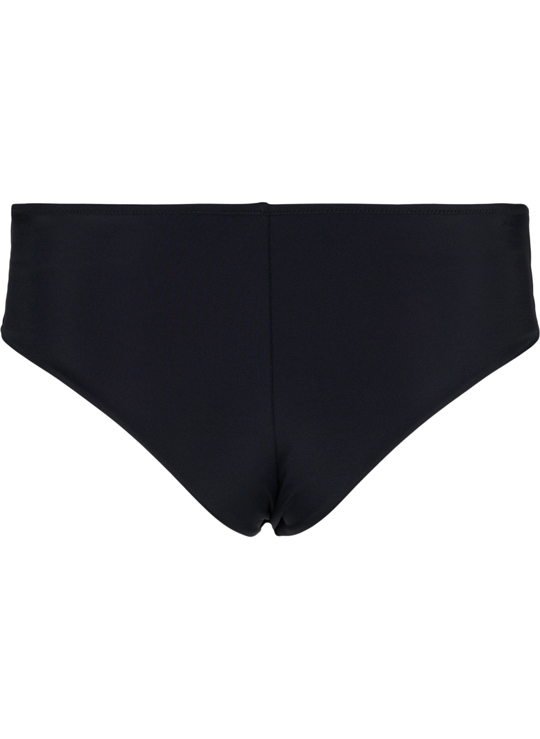Zizzifashion Bikini bottoms with a regular waist height, Black, Packshot image number 1