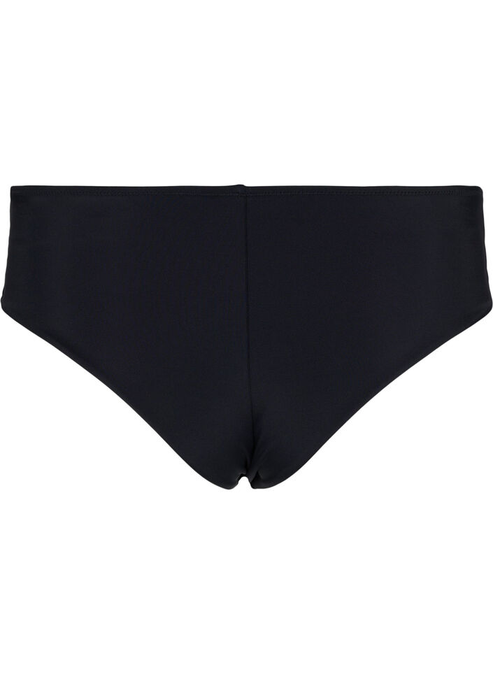 Bikini bottoms with a regular waist height, Black, Packshot image number 1