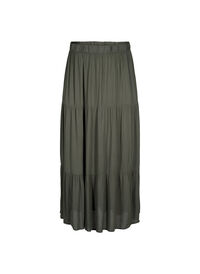 Long skirt with elasticated waist