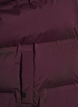 Short puff vest with high collar, Dark Bordeaux, Packshot image number 3