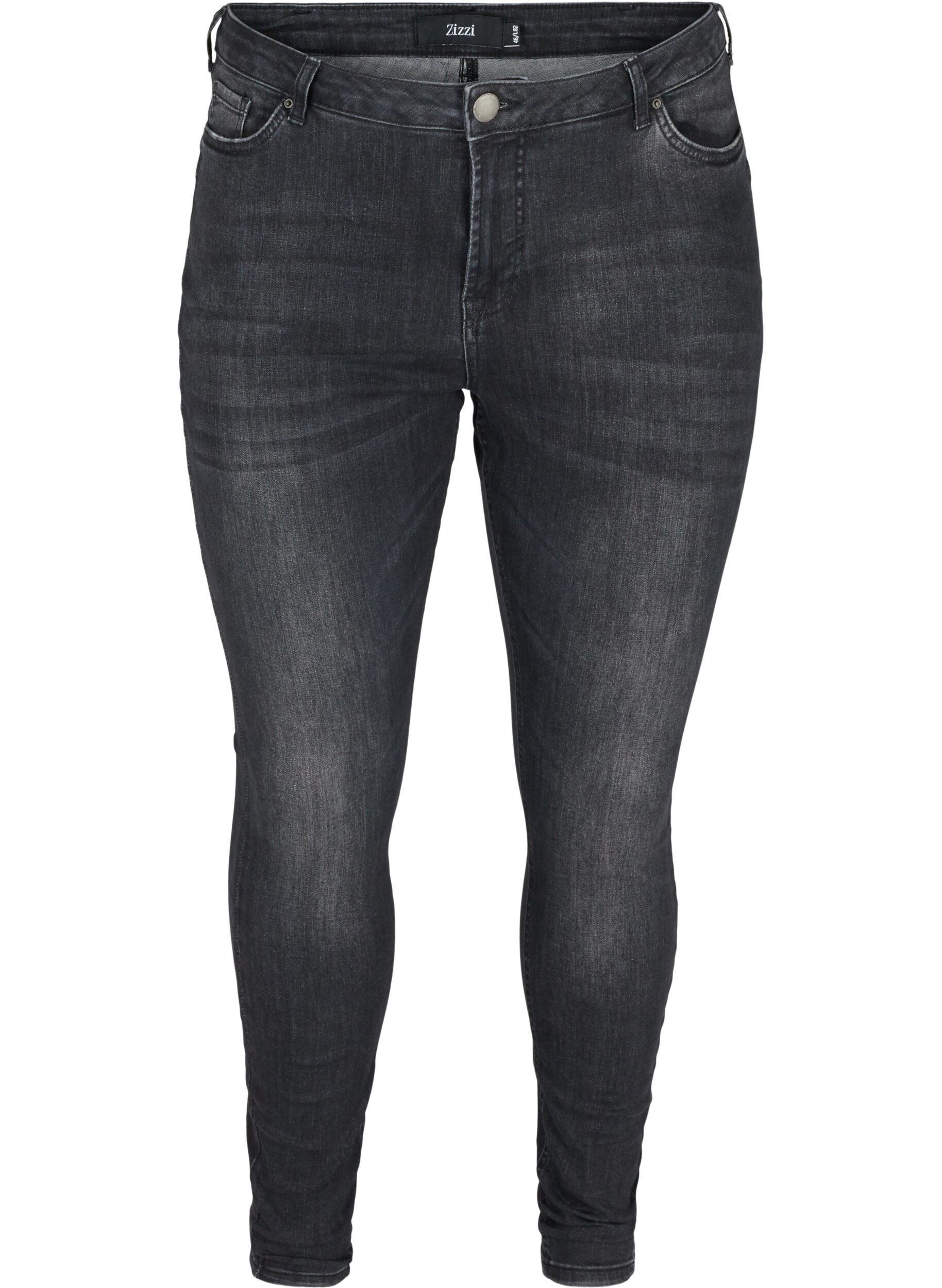 Zizzifashion Amy jeans, Grey Denim, Packshot image number 0
