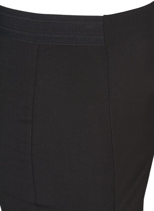 Close-fitting, viscose mix skirt, Black, Packshot image number 3