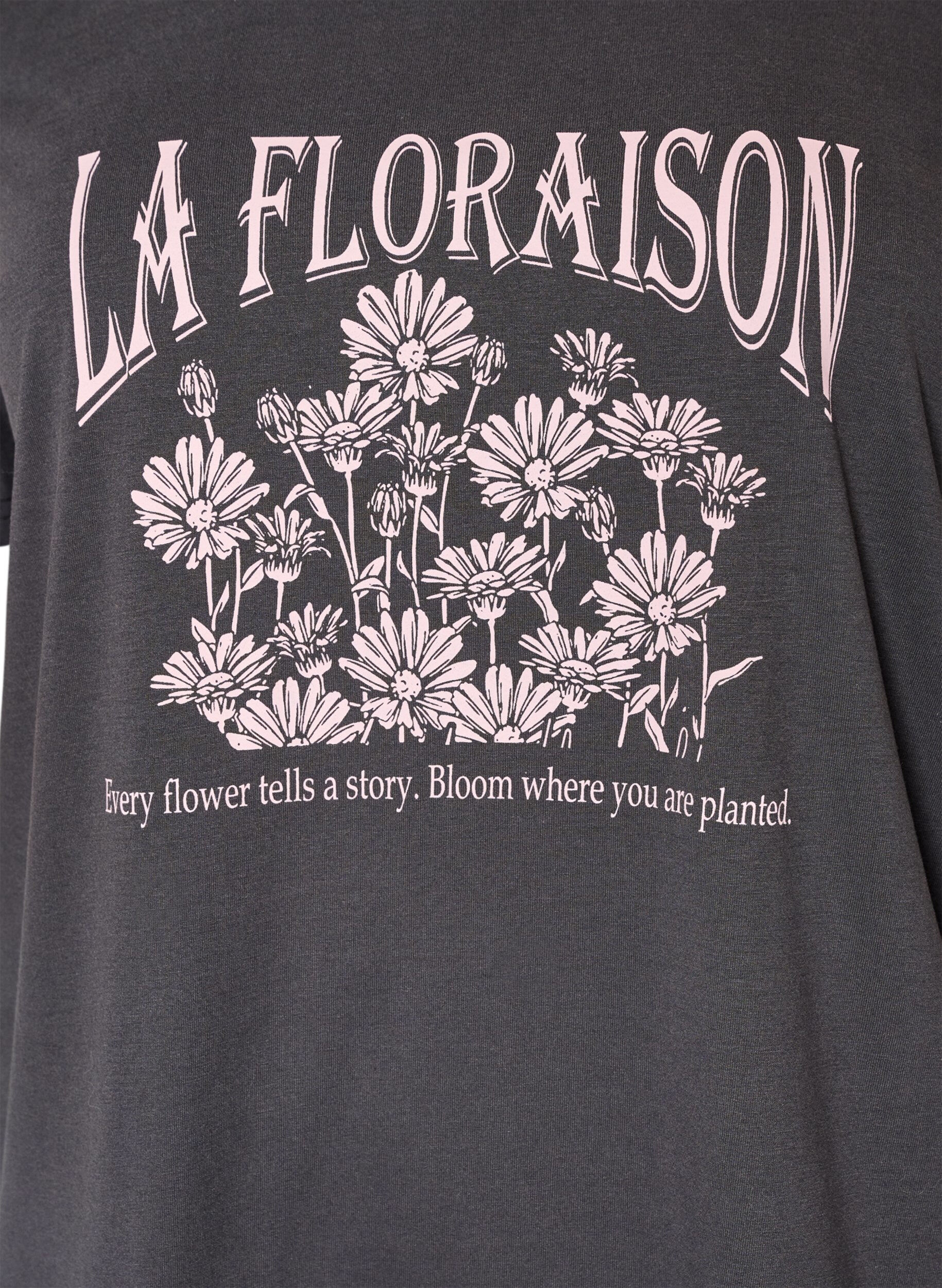 Zizzifashion T-shirt with motif, Grey, Packshot image number 2