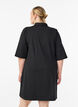 Short shirt dress with 3/4 sleeves, Black, Model image number 2