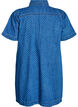 Short denim dress with dots, Blue, Packshot image number 1
