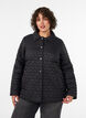 Lightly padded jacket with decorative quilting, Black, Model image number 0