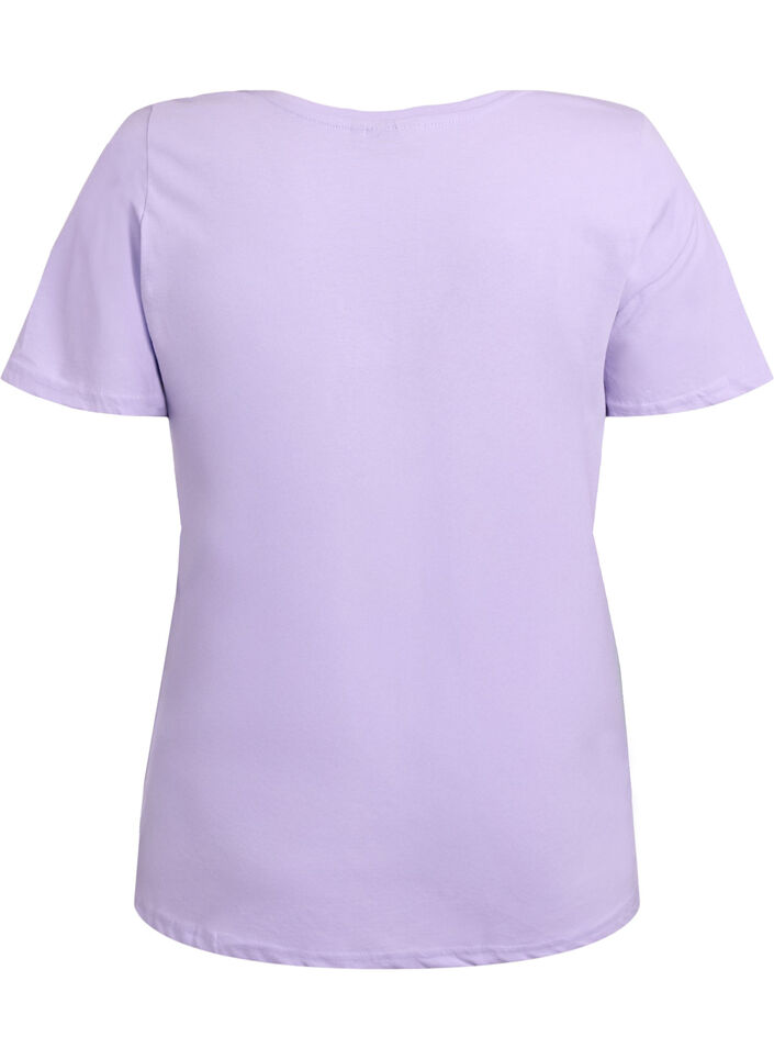 FLASH - T-shirt with motif, Purple, Packshot image number 1