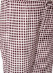 Cotton pyjama trousers with high waist, Red, Packshot image number 2