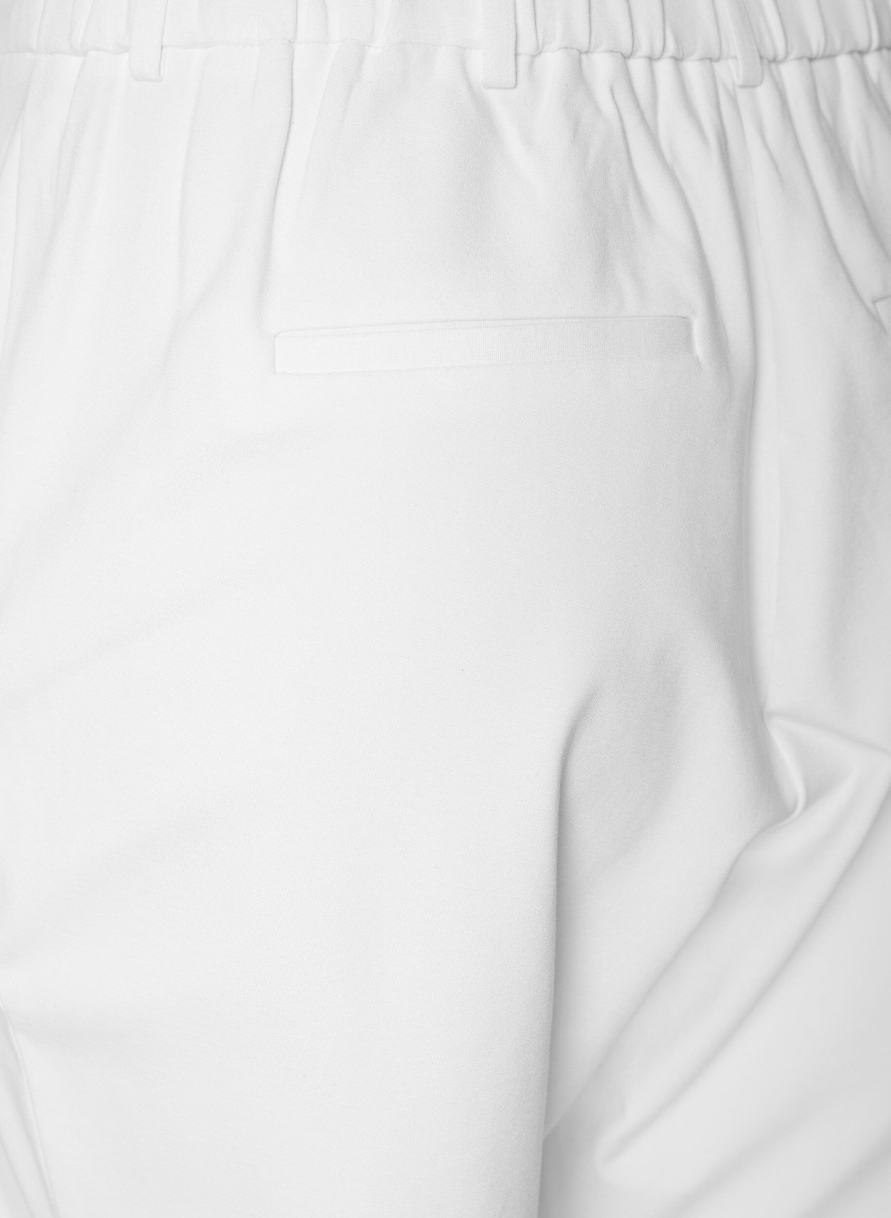 Zizzifashion Cropped Maddison trousers, White, Packshot image number 3