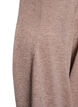 Long knitted cardigan with pockets, Fossil w. TNT Mel. , Packshot image number 2